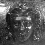 Fig. 10. Detail of bronze partera, showing head of a young Pan (courtesy Tekirdağ Museum, inv. no. 1947).