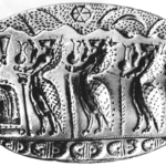 Fig. 3. Gold signet ring from Tiryns. Athens, National Archaeological Museum, inv. no. 6208 (© National Archaeological Museum, Athens).