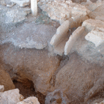 Fig. 7. The conduit to the bedrock cavity and the cavity (Pian di Civita) (Tarquinia Project).