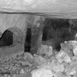 Fig. 2. Interior of one of the subterranean house/stable units at Kh. Sittat.