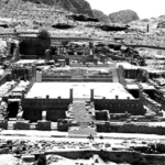 Fig. 8. Great Temple precinct; overview to south, 2007 (A. Joukowsky).