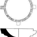 Fig. 4. Alabaster bowl from corridor north of Tomb 3.