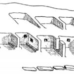 Fig. 5. Drawing of the archaic "casette a schiera" (Marconi 1929a, fig. 17).