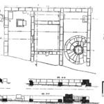 Fig. 9. Plan of Temenos 1, Sanctuary of the Chthonic Divinities. The temenos had a first phase with an open-air altar that was later incorporated into the enclosure. On the eastern sides of both Temene 1 and 2, a room was added, probably at the beginning of the fourth century B.C.E. (Marconi 1933, fig. 6).