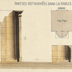 Fig. 2. The bay from the facade excavated by Baltard in 1837 (after Baltard 1837, drawing 3; courtesy École Nationale Supèrieure des Beaux-Arts, Paris).