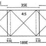 Fig. 2. Layout of the seven units of the Tiryns dado (after Moser v. Filseck 1986, fig. 9).