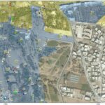 Fig. 19. Jarash Hinterland Survey 2010, north part of south Jarash and Tell Abu Suwwan, showing site numbers and types (courtesy Jarash Hinterland Survey Project).