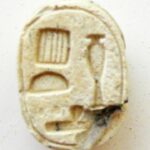 Fig. 41. Egyptian scarab from Tall al-Kafrayn (courtesy Hellenic Archaeological Expedition).