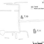 Fig. 1. Plan of Area A at Gabii, showing the location of Tombs 10 and 11.