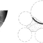 Fig. 9. Boğazköy-Hattuša gabbro fragment, an example of debris from honeycomb drilling (Seeher 2005, fig. 25).