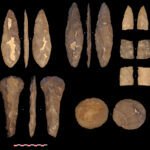 Fig. 19. Bifacial tools recovered from a flint workshop in the area of Jibal al-Khashabiyeh (courtesy Southeastern Badia Archaeological Project).