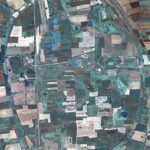 Fig. 3. Mantinea from a QuickBird image taken 3 June 2012 (© DigitalGlobe, Inc.; all rights reserved).