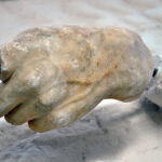 Fig. 8. Left hand of Helios (probably), Parthenon east pediment. Athens, Acropolis Museum, inv. no 1215.