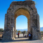 Fig. 3. Southwestern facade of the tetrapylon at Cáparra, Spain, constructed in the late first century C.E.