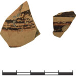 Fig. 10. Two fragments of Mycenaean Decorated Ware from the LB 2 phase 1: left, 97.541.278.89 (LH IIIA2/B); right, 97.541.278.58 (LH IIIB) (H. Hatay; © Gygaia Projects).