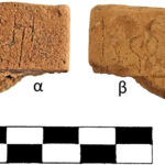 Fig. 6. The Linear B tablet from Iklaina (IK X 1).