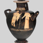 Fig. 2. Attic red-figure hydria attributed to the Dwarf Painter. Boston, Museum of Fine Arts, inv. no. 03.798; Frances Bartlett Donation of 1900 (photograph © 2019 Museum of Fine Arts, Boston).