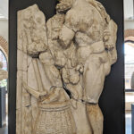 Fig. 3. Relief of Hercules in the Augean stables, ht. 138 cm, Chiragan. Toulouse, Musée Saint-Raymond, inv. no. Ra 28j.