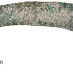 Fig. 13. Copper alloy sickle (SF0252) from Room 3N of the Northwest Complex.