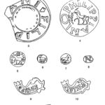 Fig. 1. Drawings of tile stamps Types 1–11 found at Gerace (S. Cann).