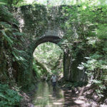 Fig. 19. Ponte di Pettinicchio on Fosso Boccalupo, looking southeast. The AQVA PAVLA inscription plaque is visible above the arch (R. Taylor).